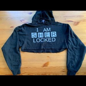 [SHERLOCK] Cropped Hoodie